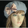 Fashion winter Bowknot Bonnets en laine d&#39;extérieur pour femme